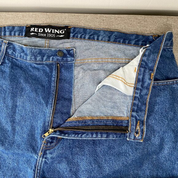Red Wing HRC 2 FR Denim Jeans Men's 48 x 31 Blue Flame Retardant Casual Pants - Picture 4 of 15